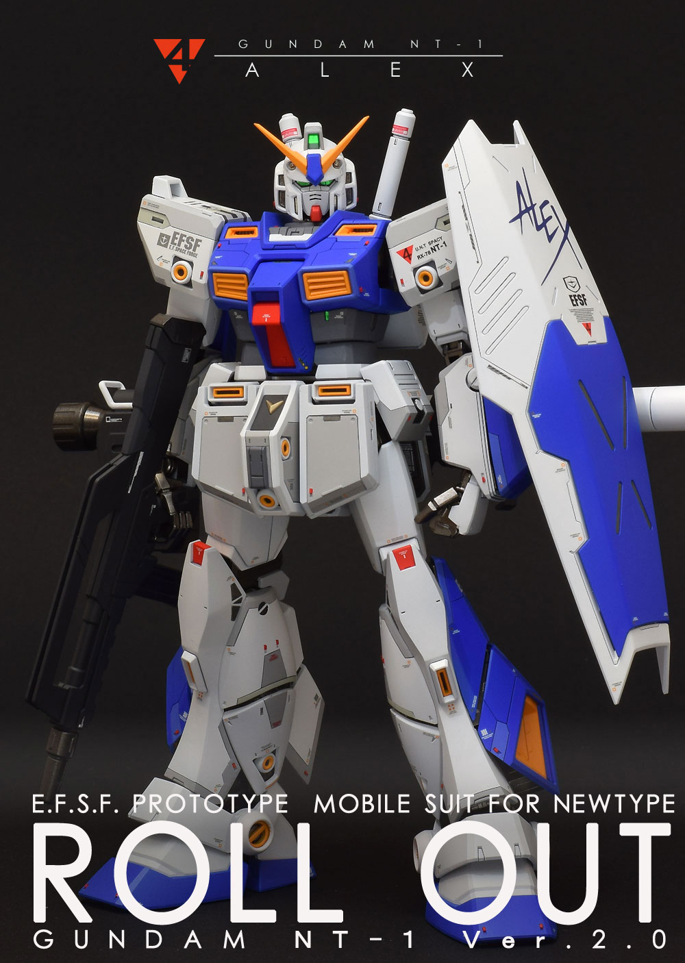 GUNDAM NT-1 “ALEX” MG VEr.2.0｜TurbinsFactoryさんのガンプラ作品