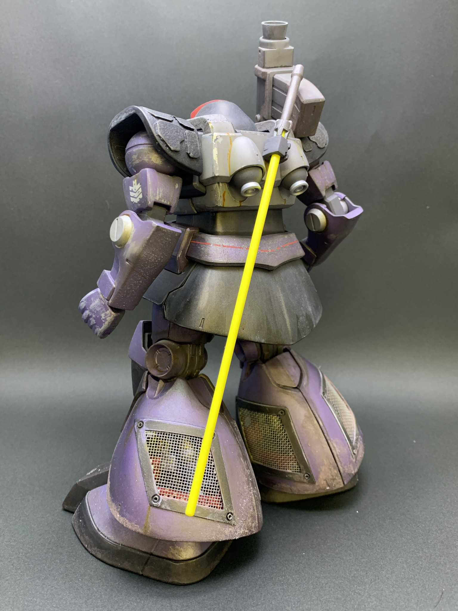 MG ドム（ウェザリング）｜なおプラさんのガンプラ作品｜GUNSTA