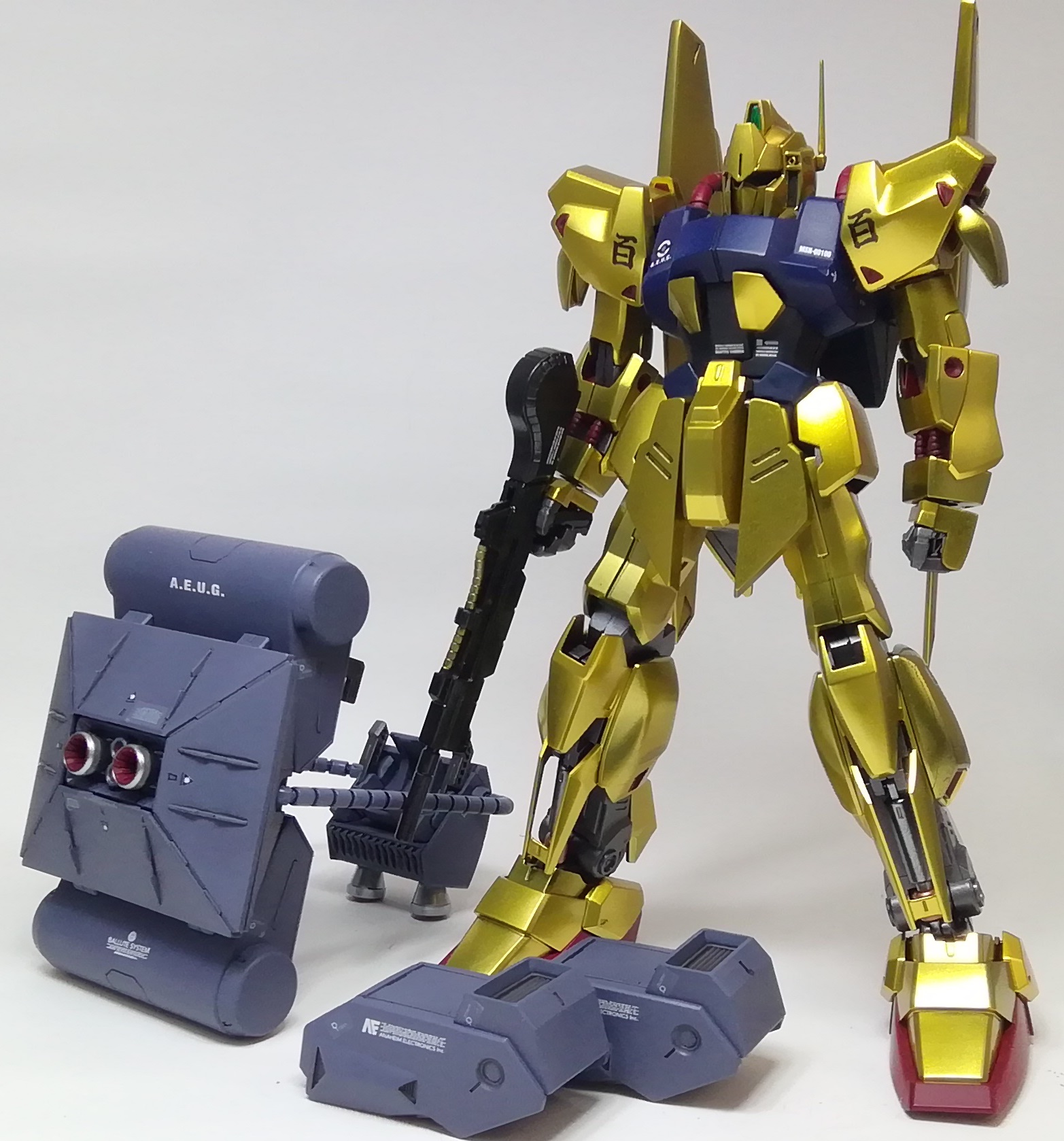 MG 百式＋バリュートシステム｜アギジャムさんのガンプラ作品｜GUNSTA