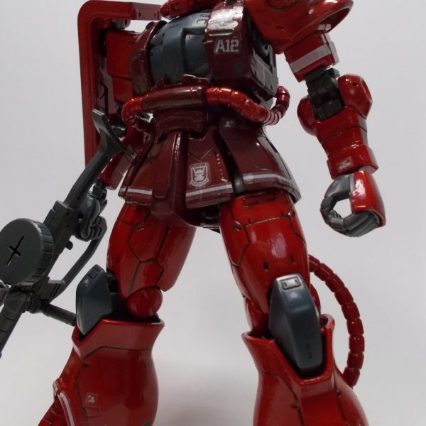 HGシャア専用ザクⅡ 赤い彗星ver｜ざくすけさんのガンプラ作品｜GUNSTA