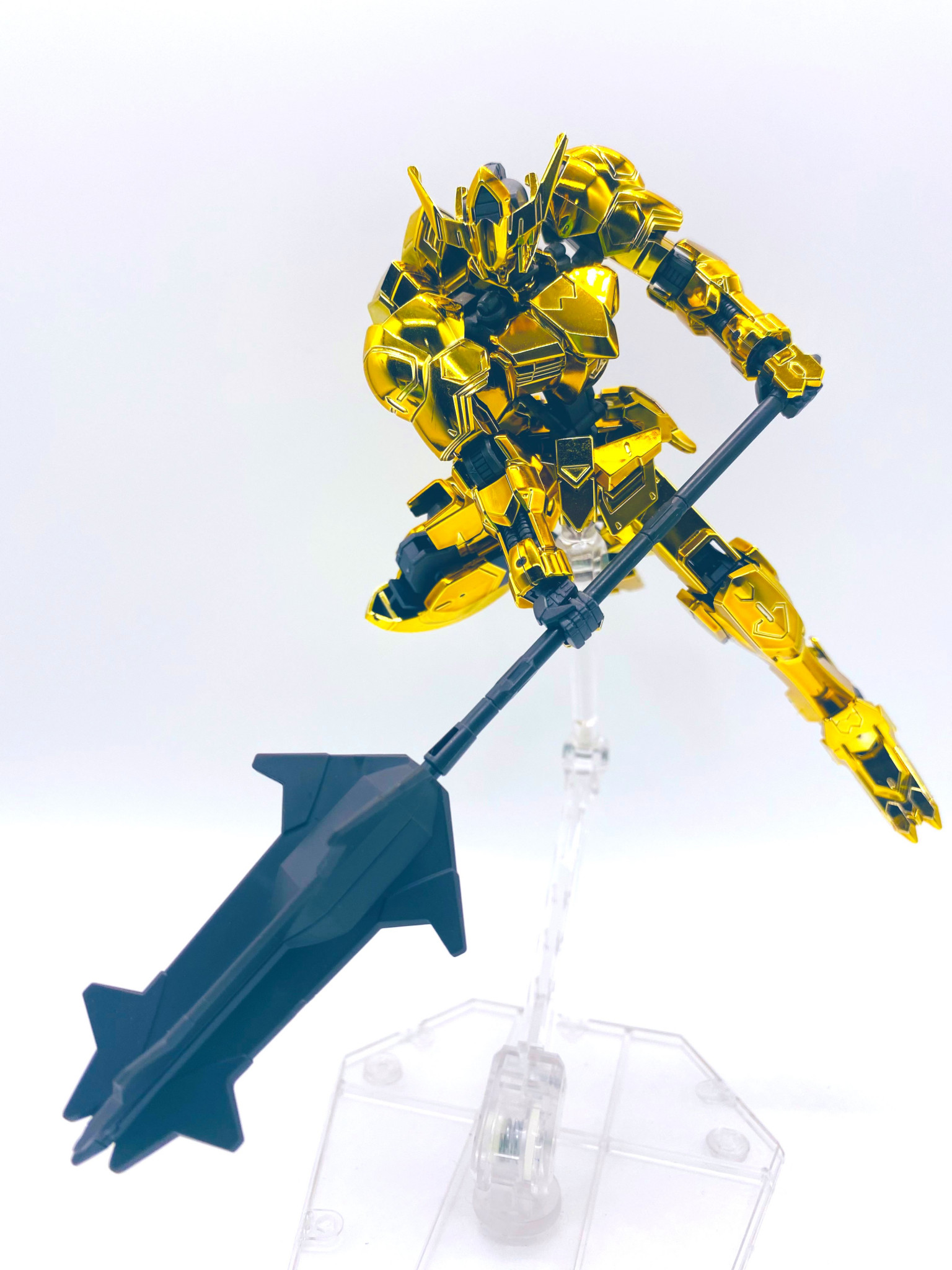 HGガンダムバルバトス【ゴールドメッキver】｜はくたくさんのガンプラ