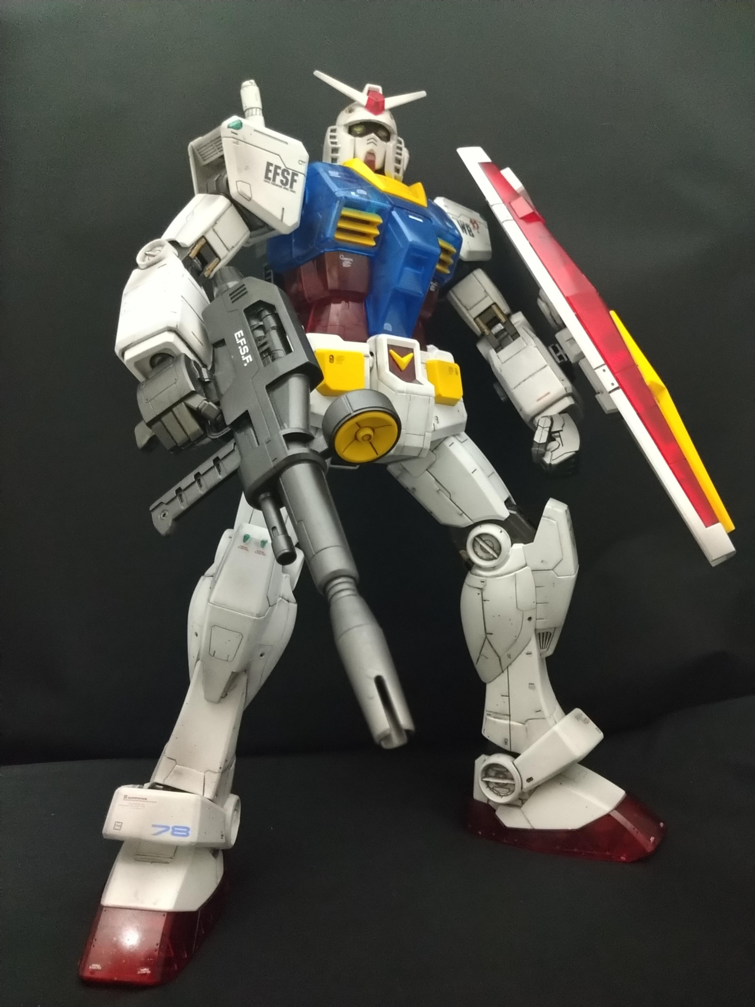 メガサイズ 1/48ガンダム【1番くじA賞】｜ASH7311RXさんのガンプラ作品