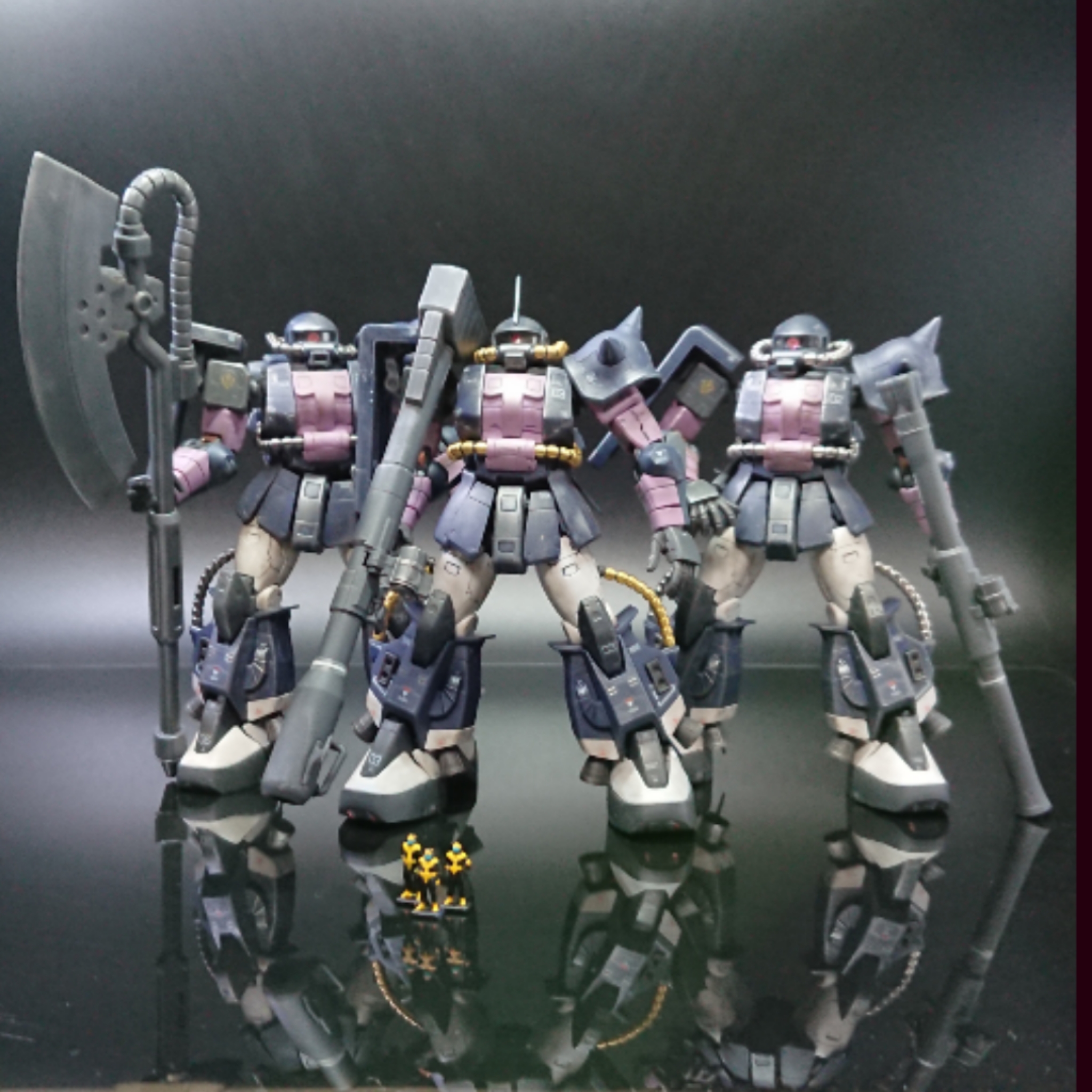 RG 黒い三連星専用ザクⅡ｜beginner_ghinaさんのガンプラ作品｜GUNSTA
