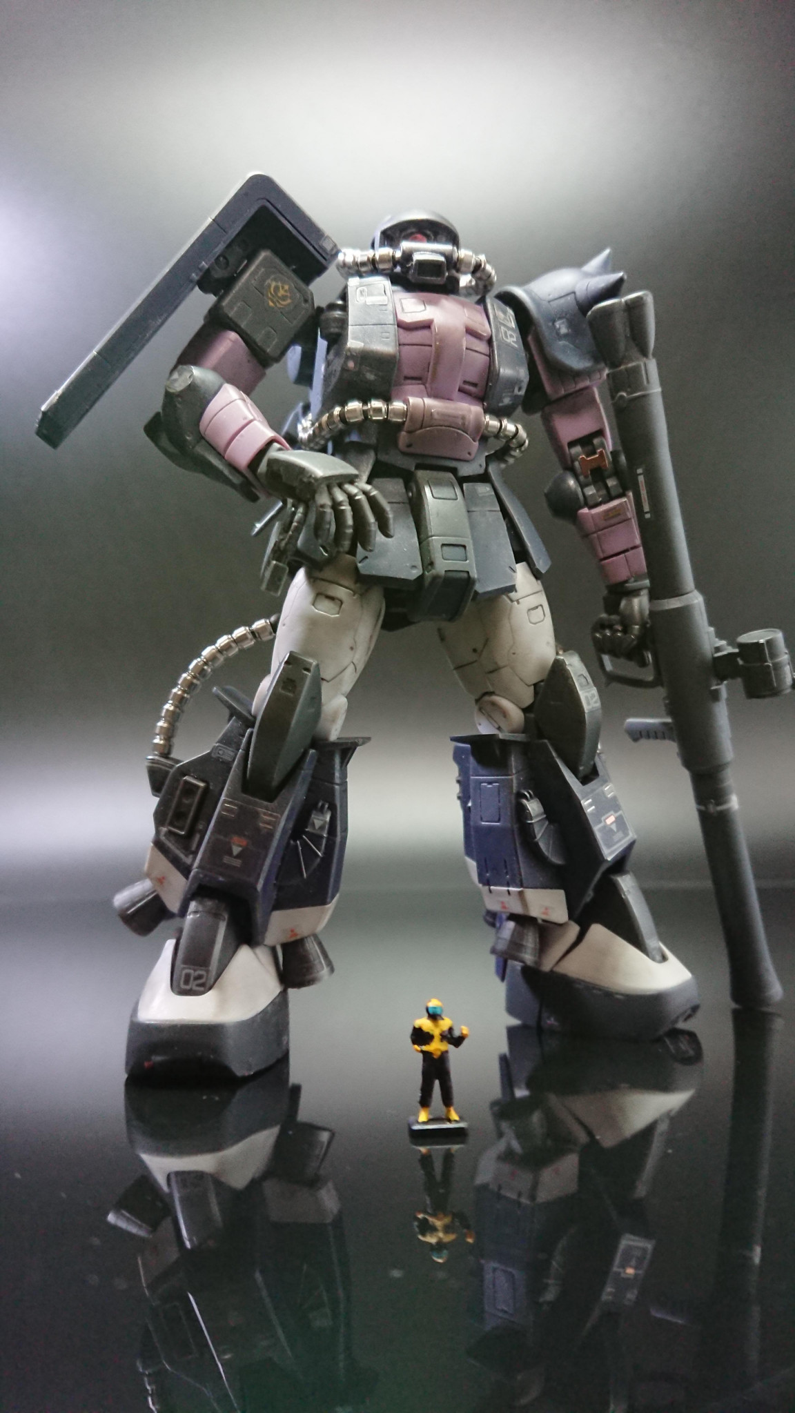 RG 黒い三連星専用ザクⅡ｜beginner_ghinaさんのガンプラ作品｜GUNSTA