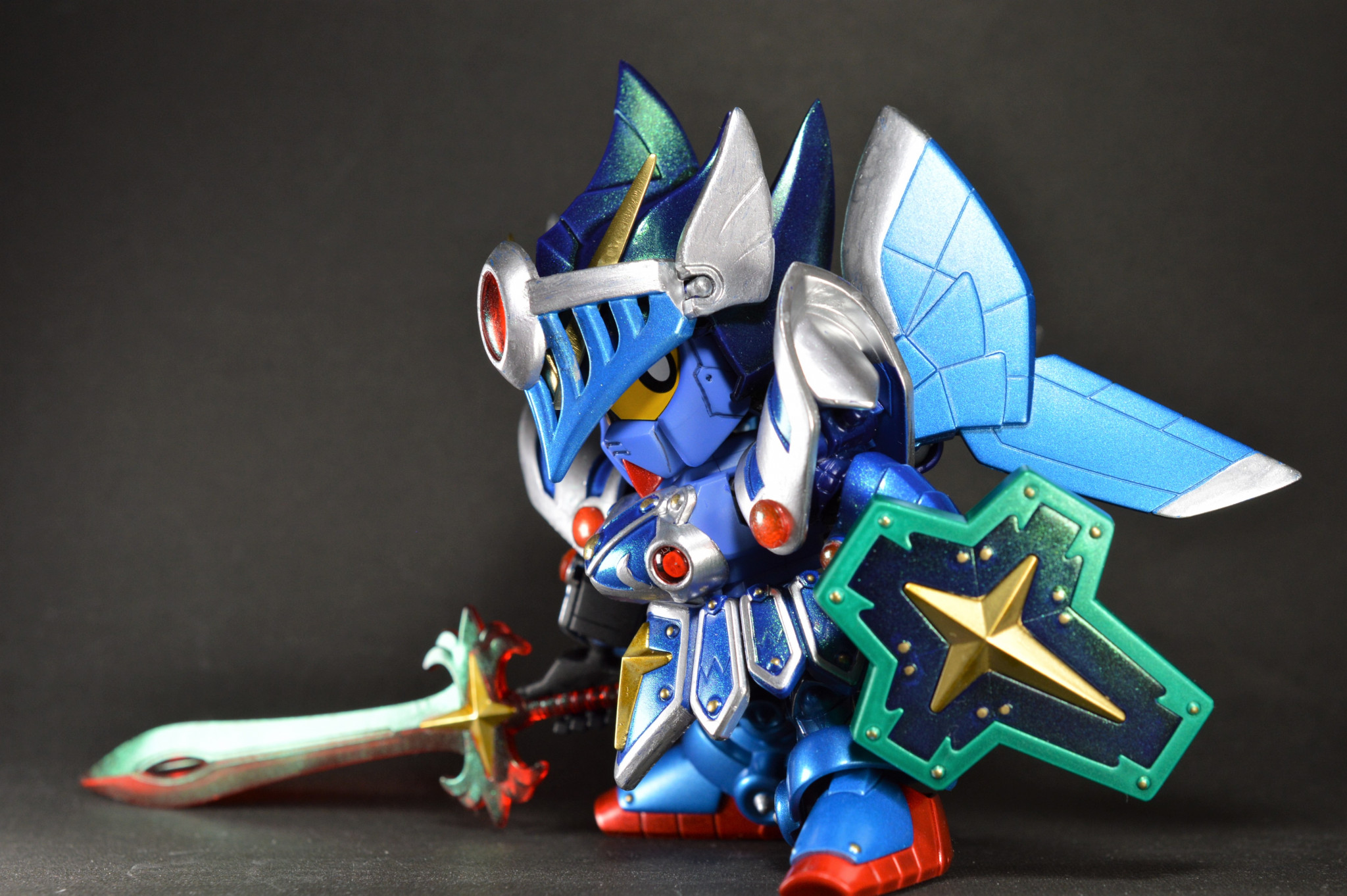 LEGEND BB 騎士ガンダム SDガンダムBB戦士 ナイトガンダム 完成品 塗装