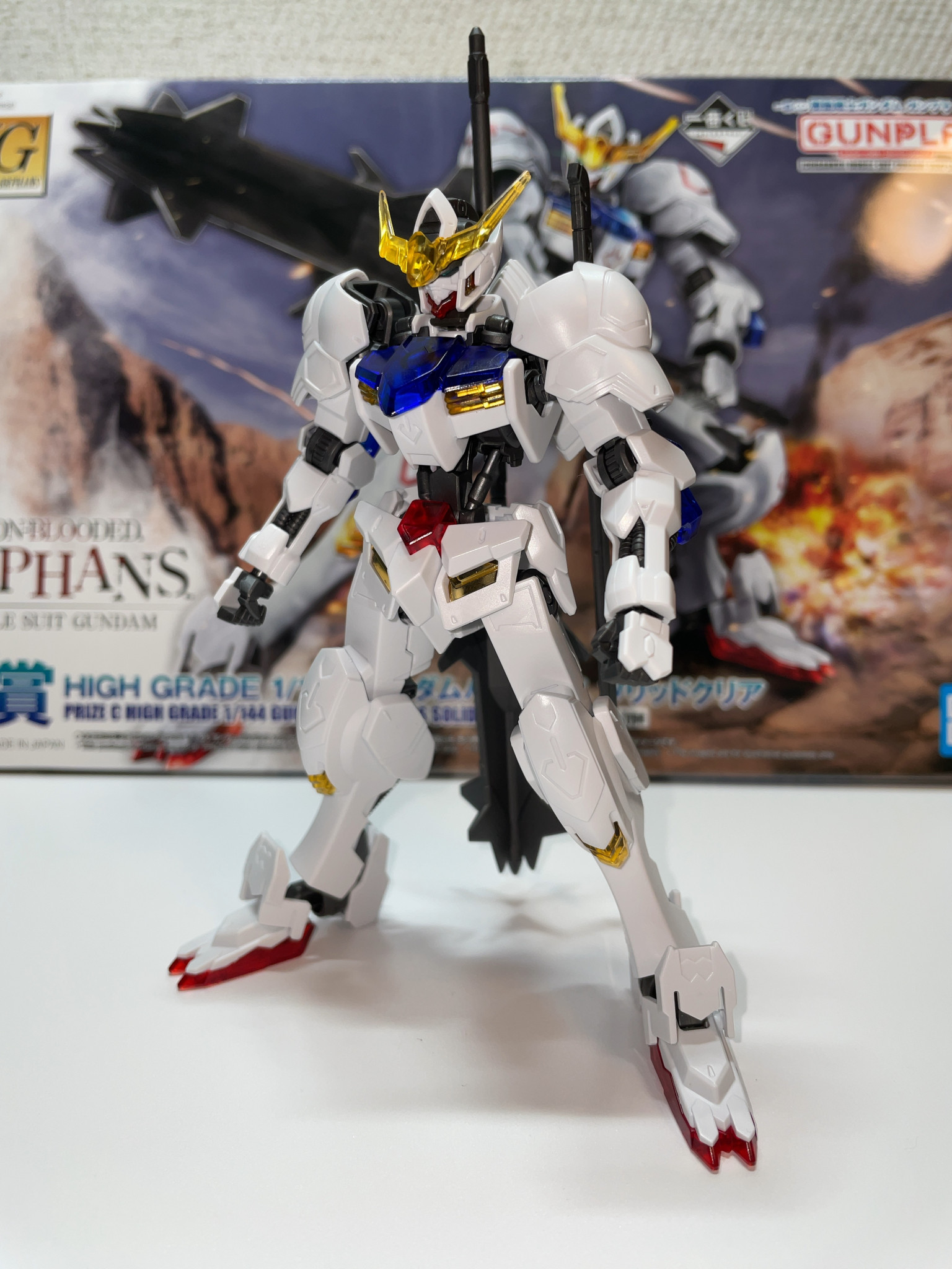 HG1/144 ガンダムバルバトス ソリッドクリア｜シルバータビーさんの