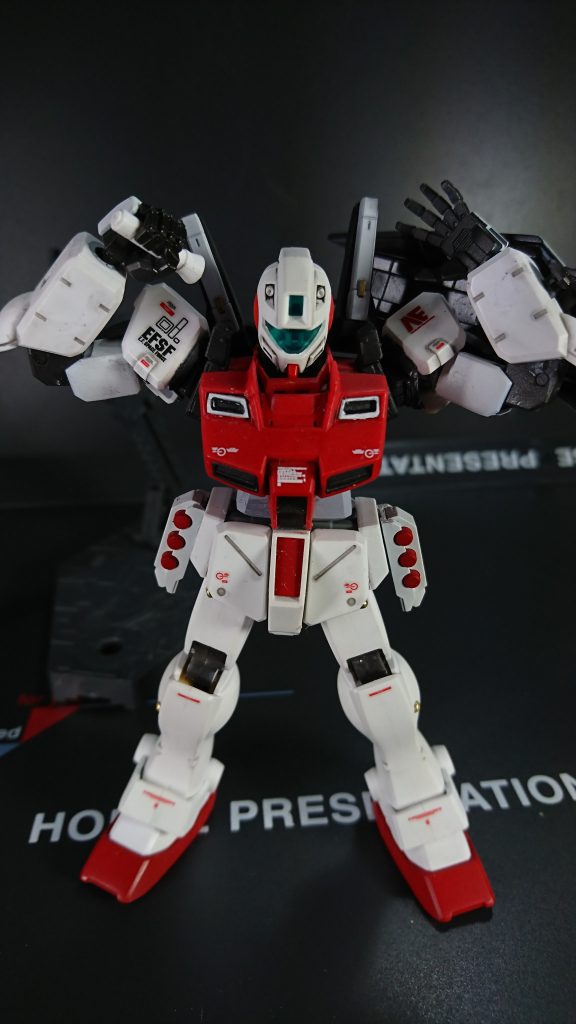 HG ジム・コマンド(宇宙仕様) 全塗装｜ふぁぶりかさんのガンプラ作品