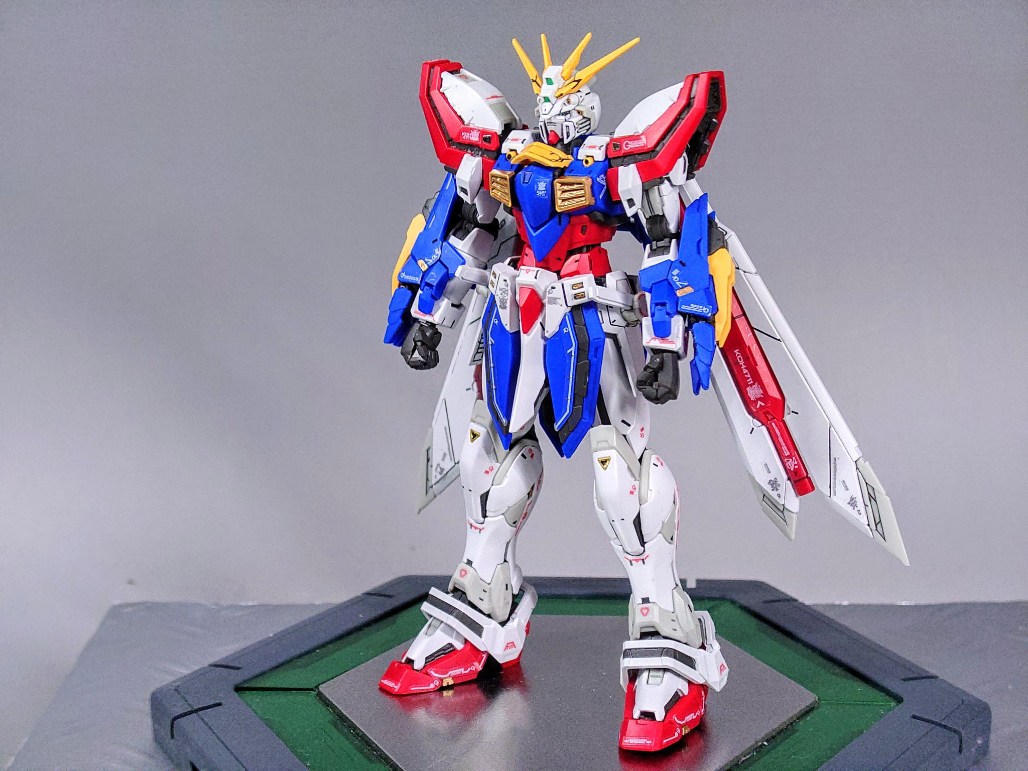 RG ゴッドガンダム｜ジェレイドさんのガンプラ作品｜GUNSTA（ガンスタ）