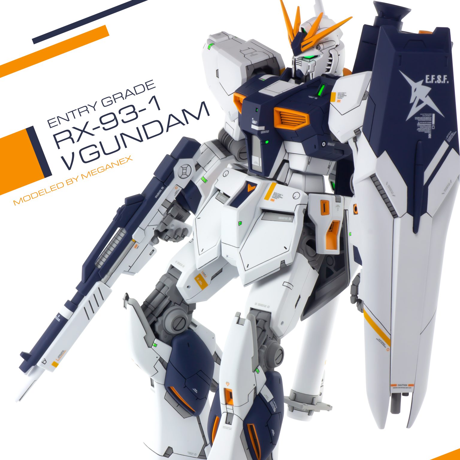 エントリーグレードνガンダム｜MEGANEXさんのガンプラ作品｜GUNSTA