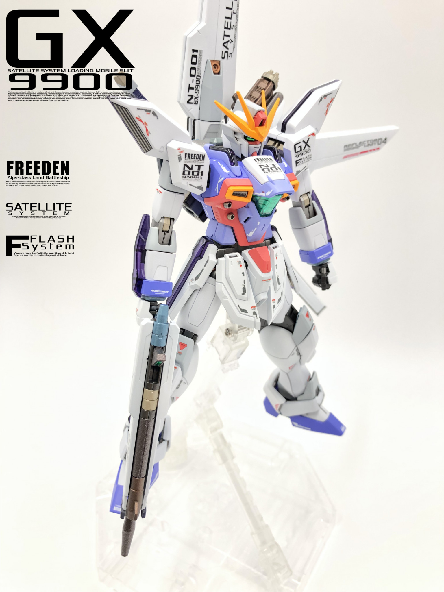 MG GX-9900 ガンダムX｜youxxxxxさんのガンプラ作品｜GUNSTA（ガンスタ）