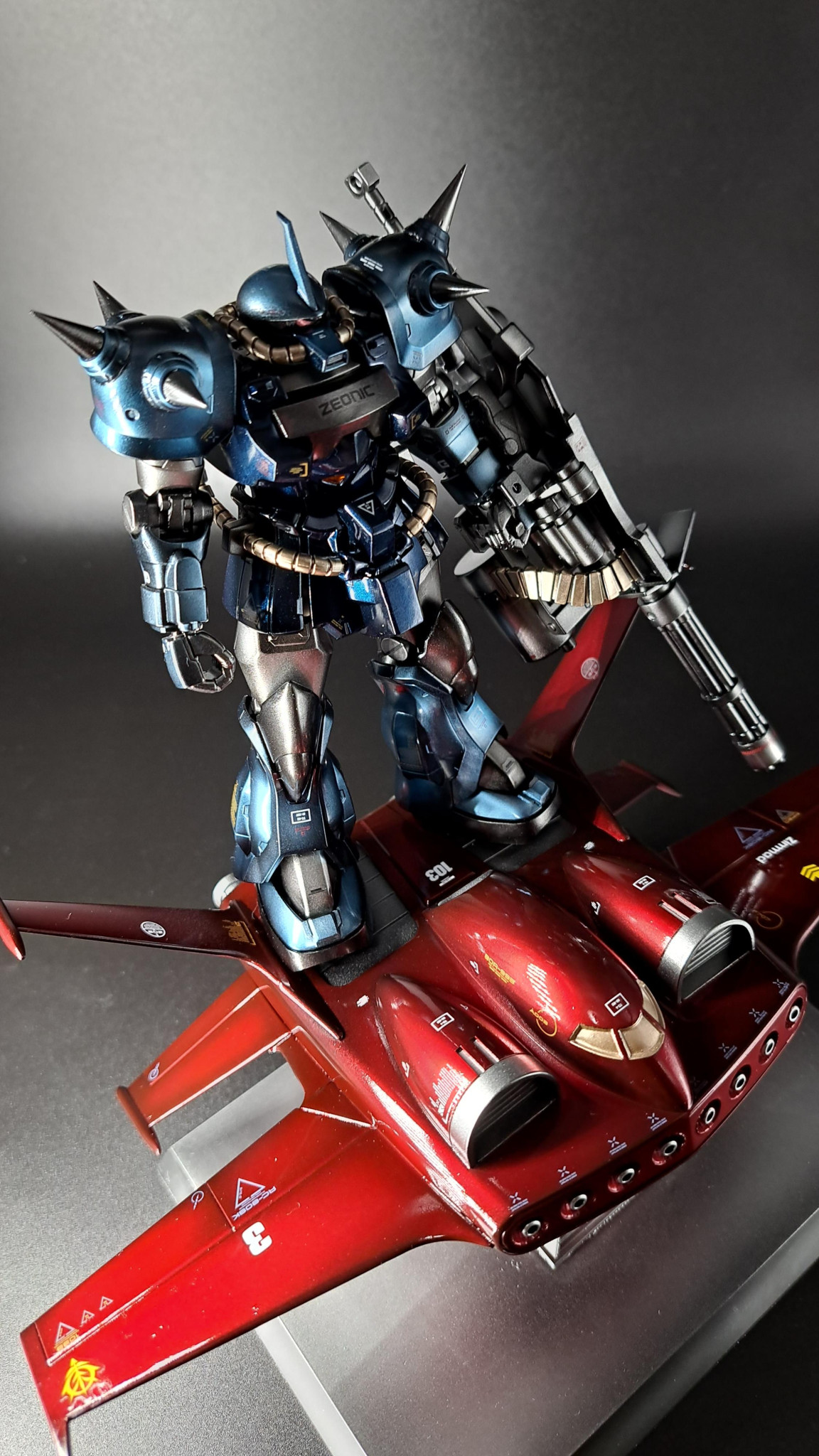 ドダイys グフカスタム 【旧キット】｜夏みかんさんのガンプラ作品