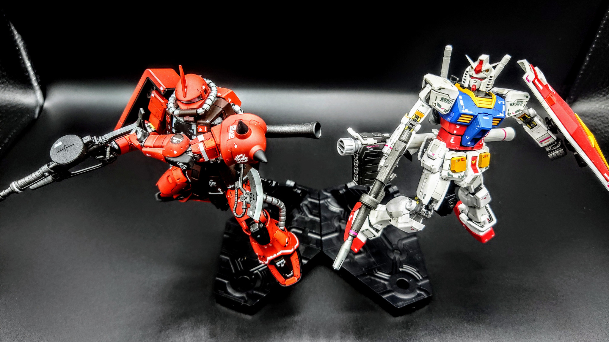 RG シャア専用ザクⅡ｜veil77さんのガンプラ作品｜GUNSTA（ガンスタ）