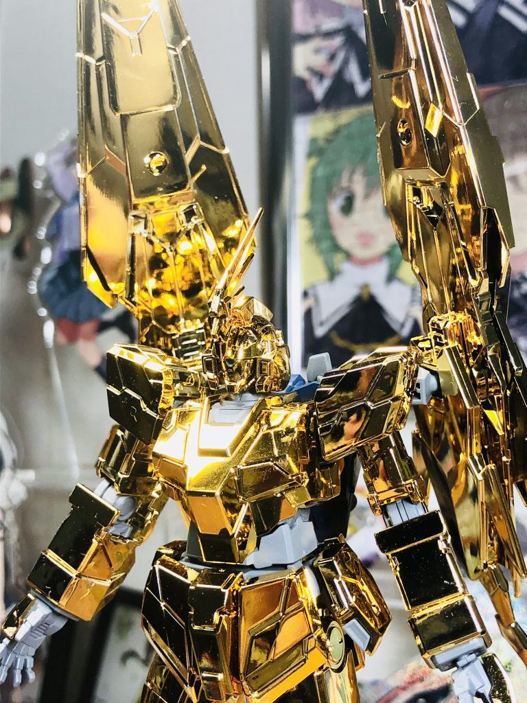 HGユニコーンガンダム3号機フェネクス［ユニコーンモード］ ゴールド