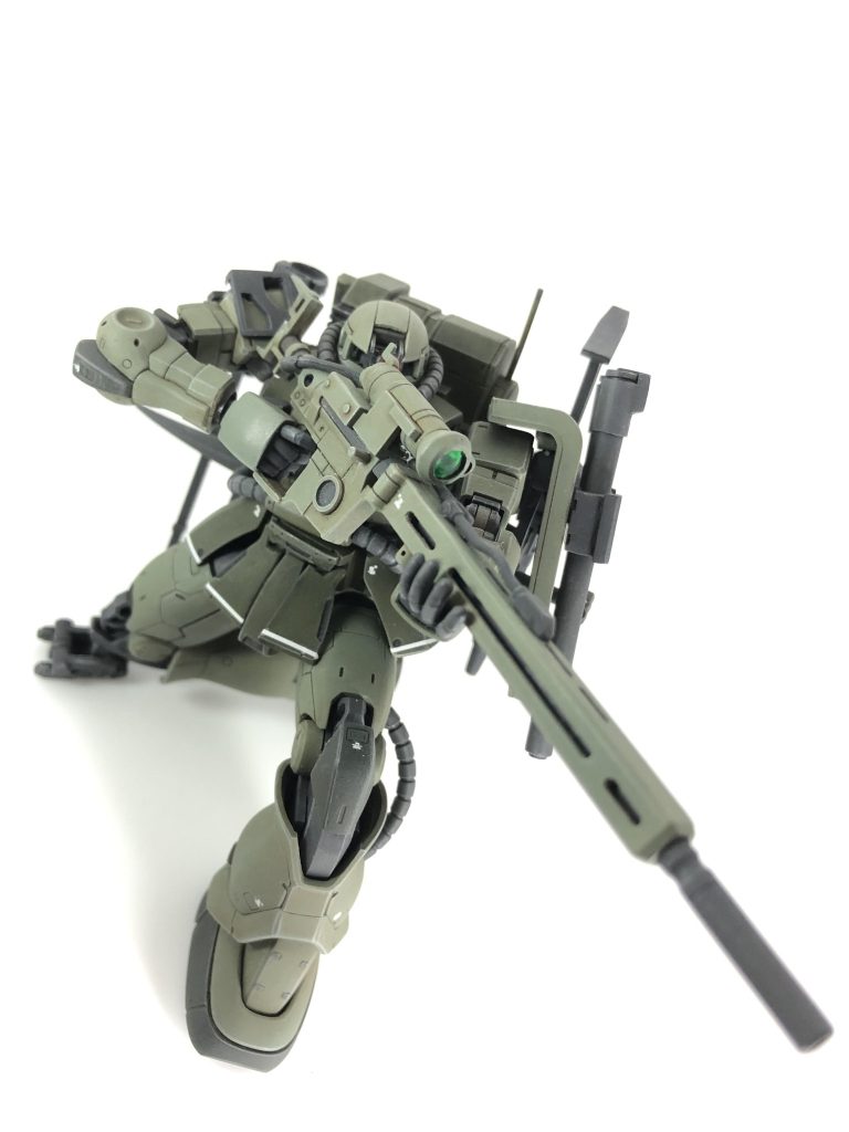 MS-06F ザクⅡF型(狙撃装備改修型)｜あかい水棲生物さんのガンプラ作品