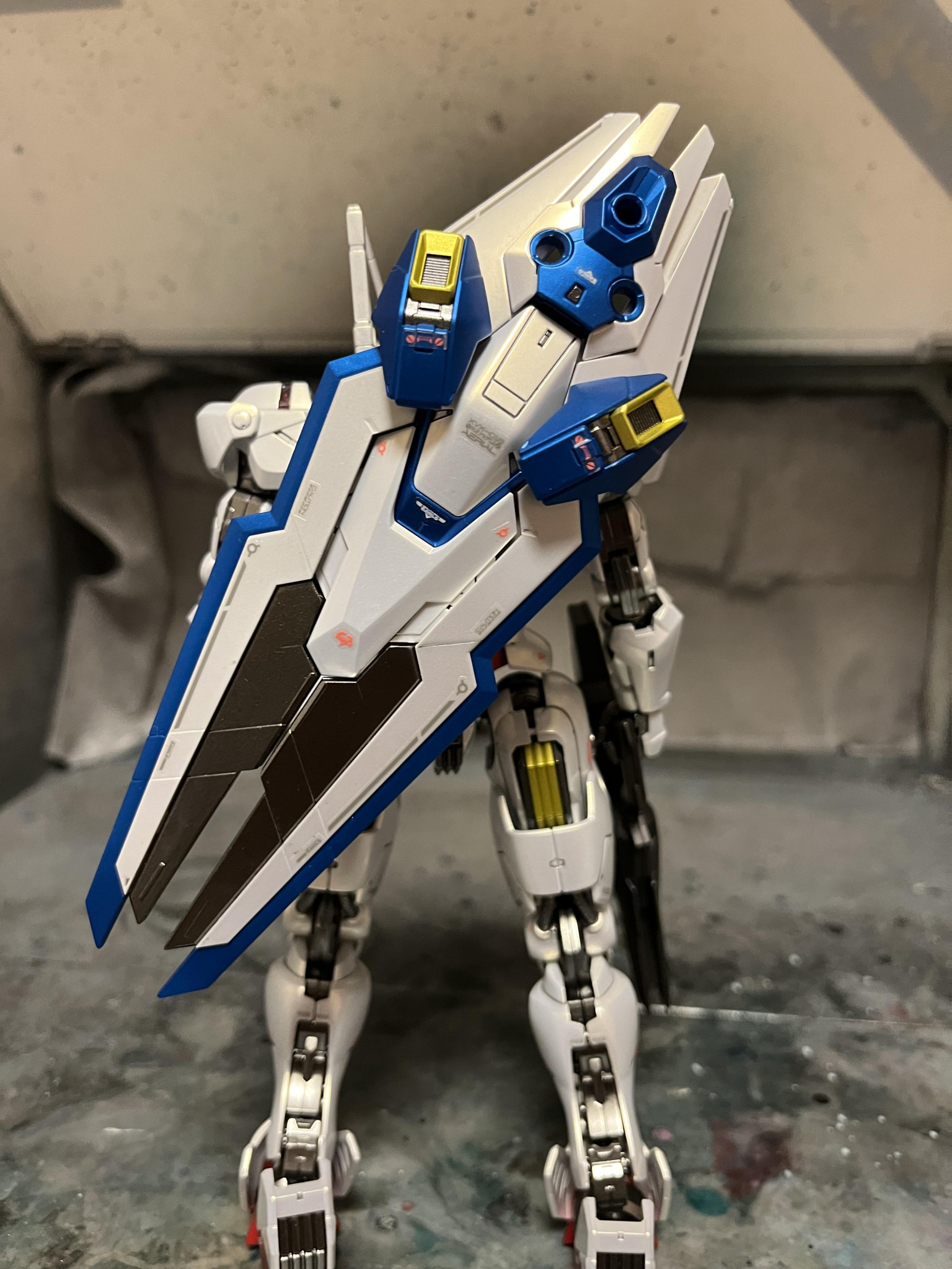 フルメカニクス ガンダムエアリアル メタリック塗装｜ootoroさんの