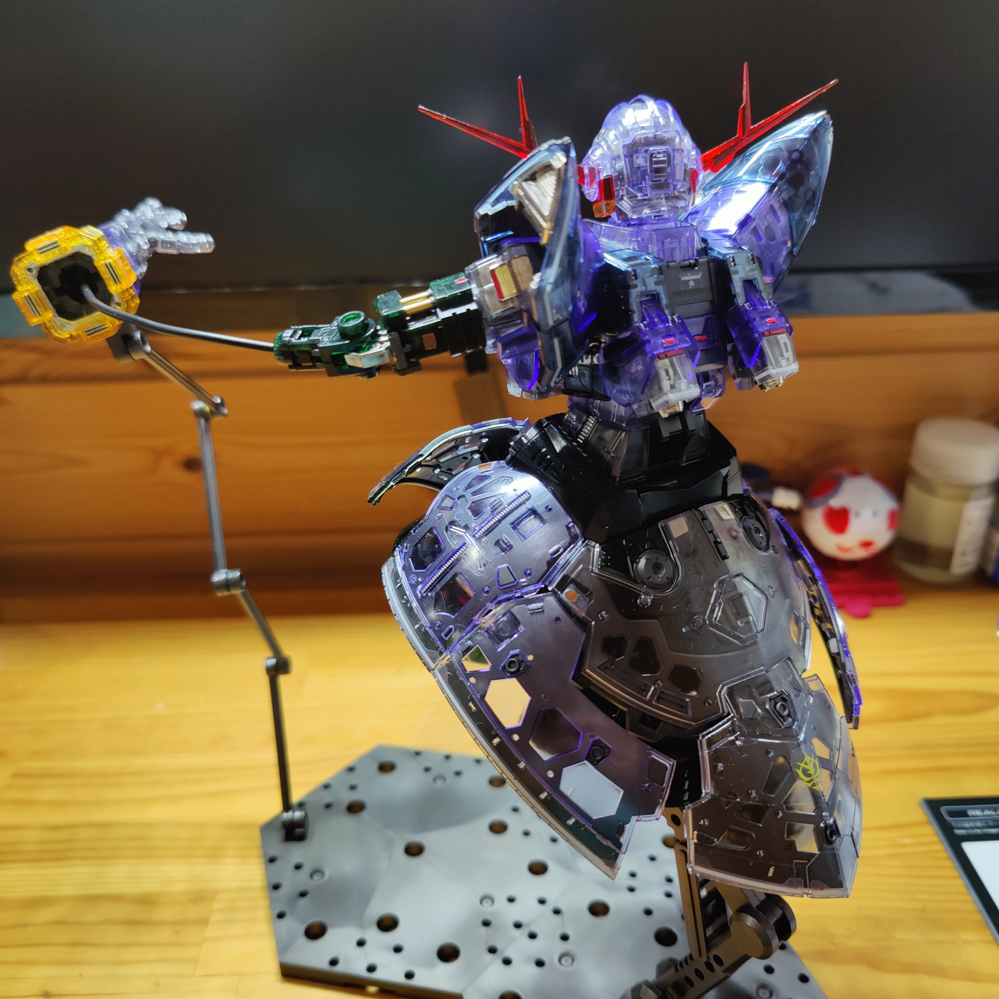 RGジオング（クリアカラー）｜segawearさんのガンプラ作品｜GUNSTA