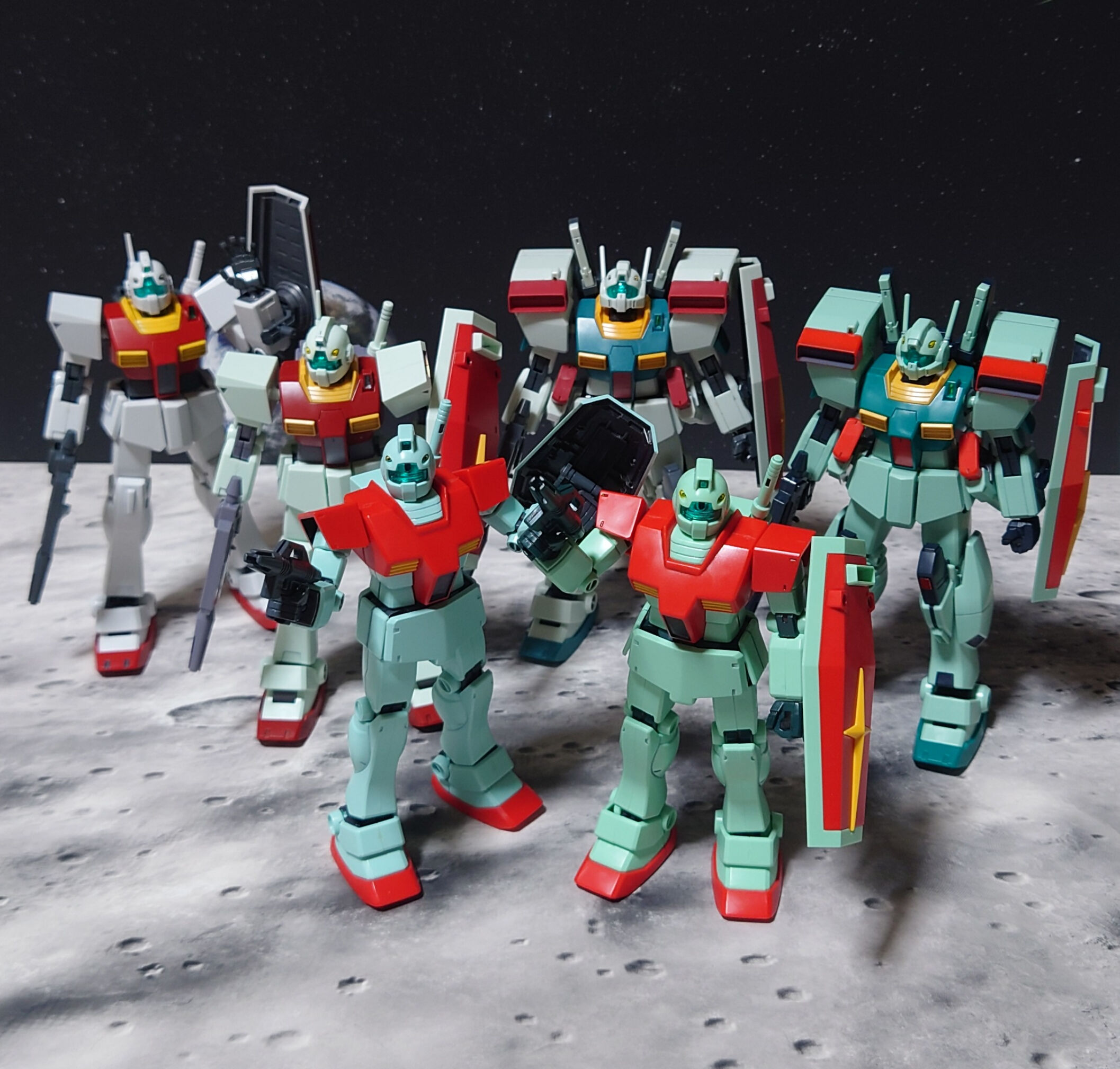 HGUC 1/144 ガンダムベース限定 ジム/ジムII/ジムIII セット｜黒井 響