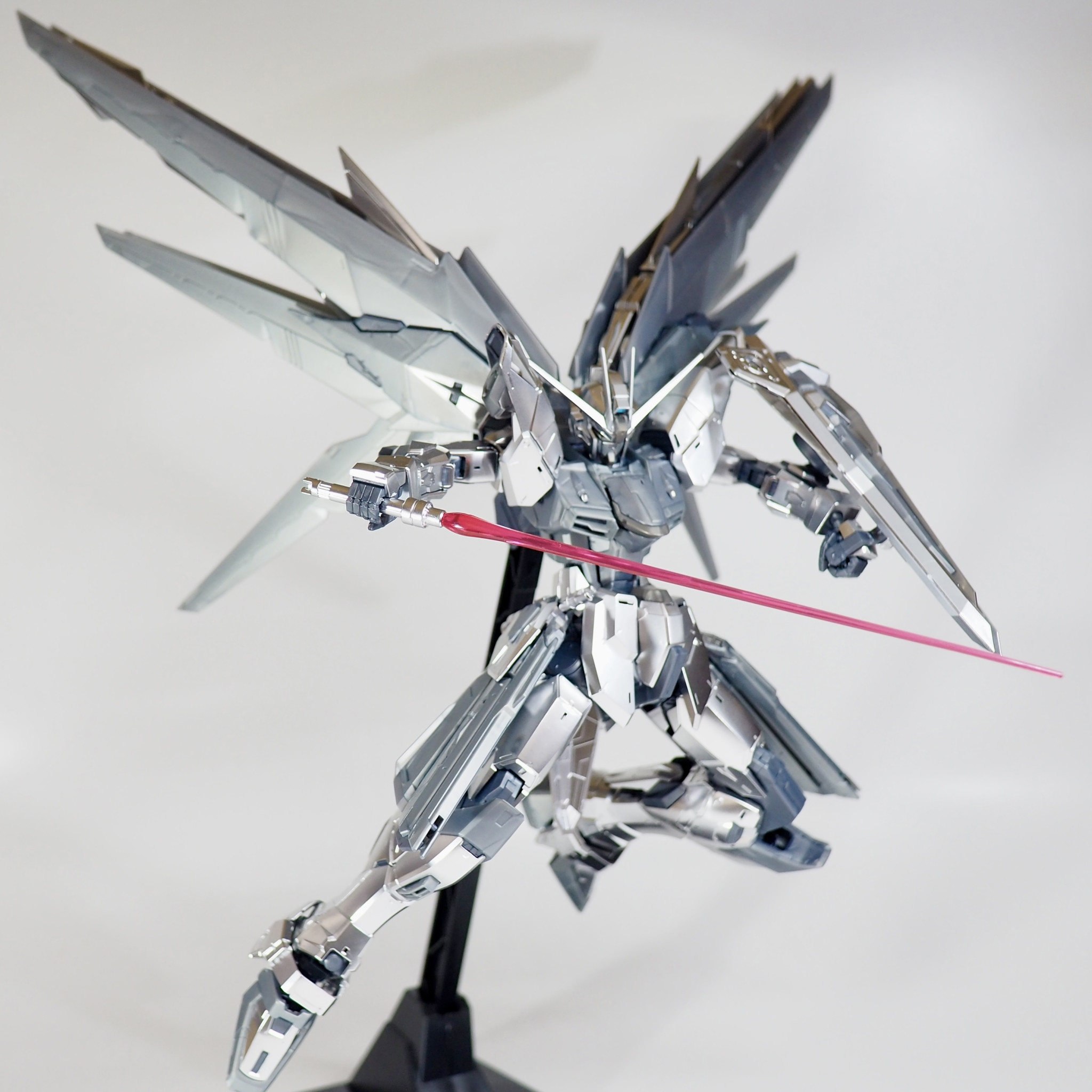 MGフリーダムver2.0 シルバーコーティング｜YOKO-SANさんのガンプラ