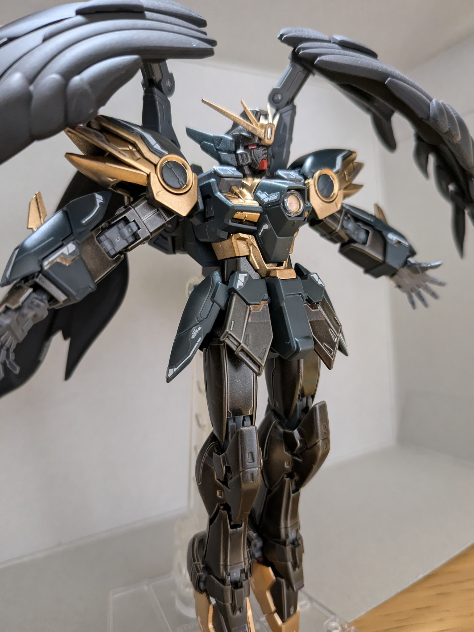 初RGフル塗装／ウィングガンダムゼロEW｜@itadori_tatsuさんのガンプラ