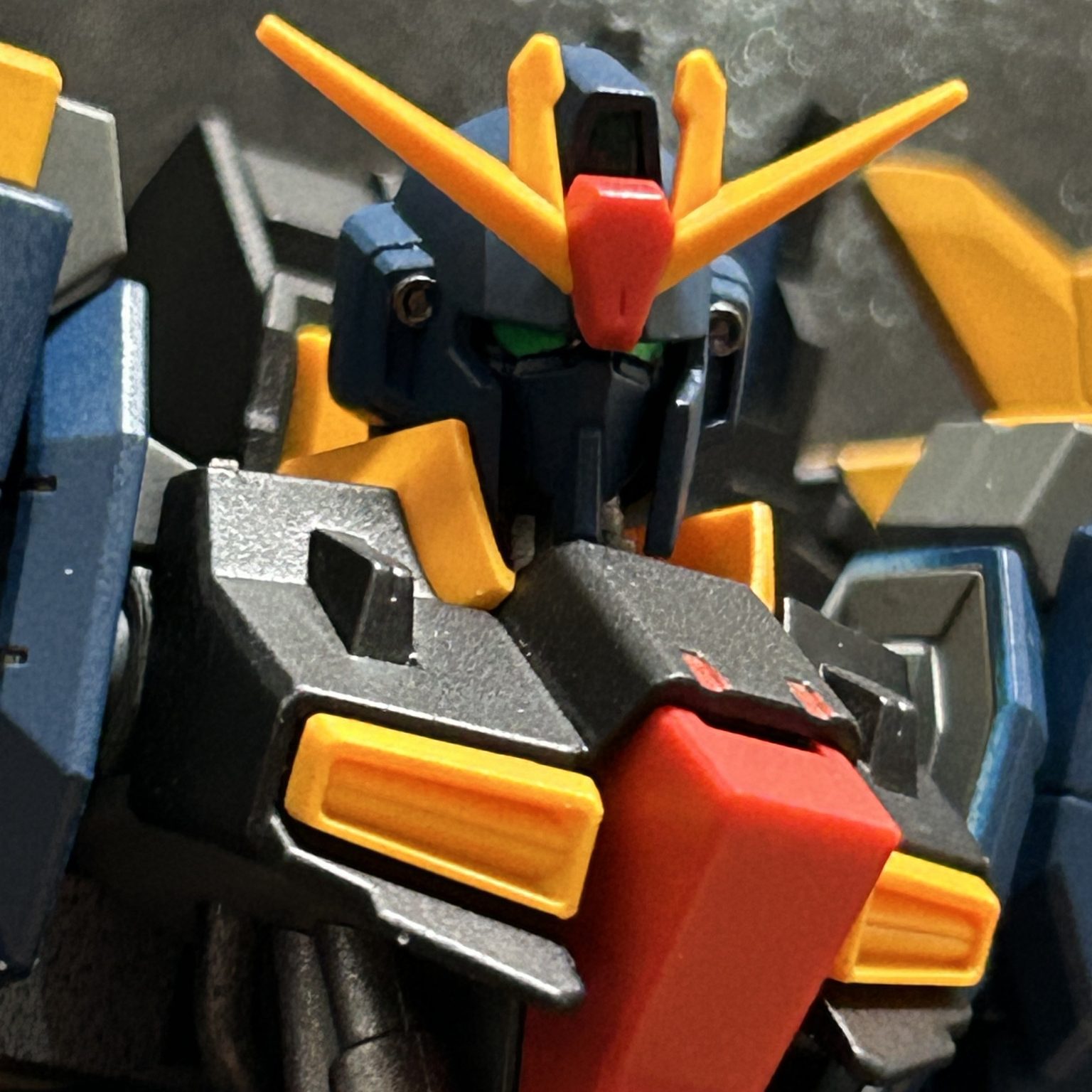 HG ライトニングZガンダム ティターンズカラー｜miomioさんのガンプラ