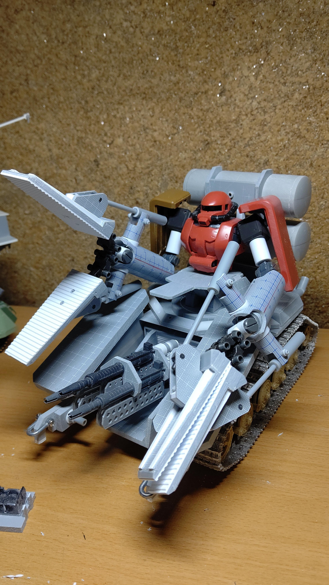 MS-06V-3 ザクタンク｜MU8626さんのガンプラ作品｜GUNSTA（ガンスタ）