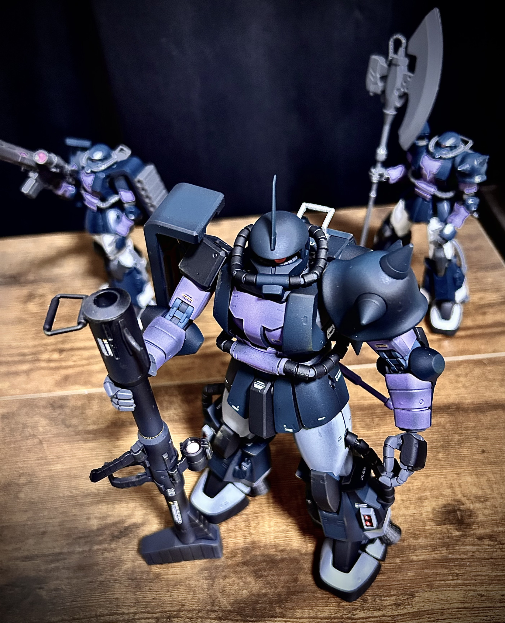 MS-06R-1 黒い三連星専用 高機動型ザクⅡ｜kimwipesさんのガンプラ作品