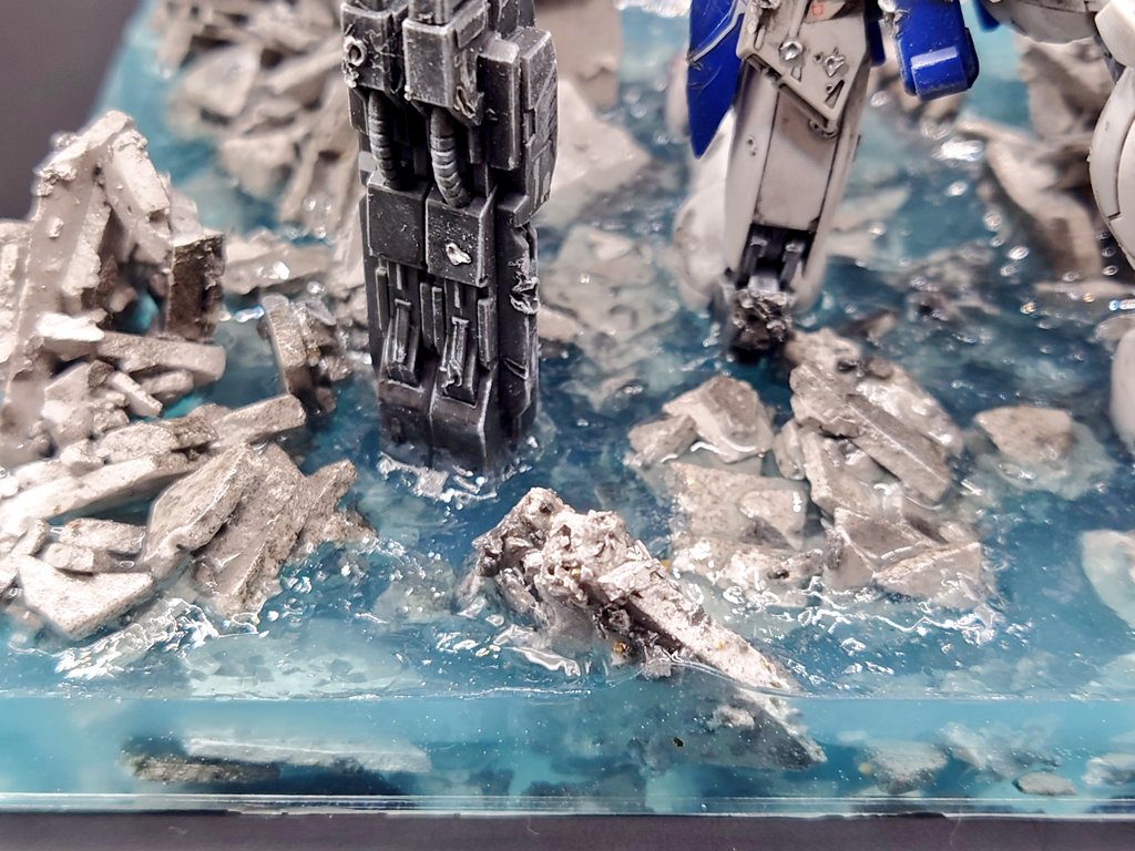 水没した都市廃墟｜@soujirou_soraさんのガンプラ作品｜GUNSTA（ガンスタ）