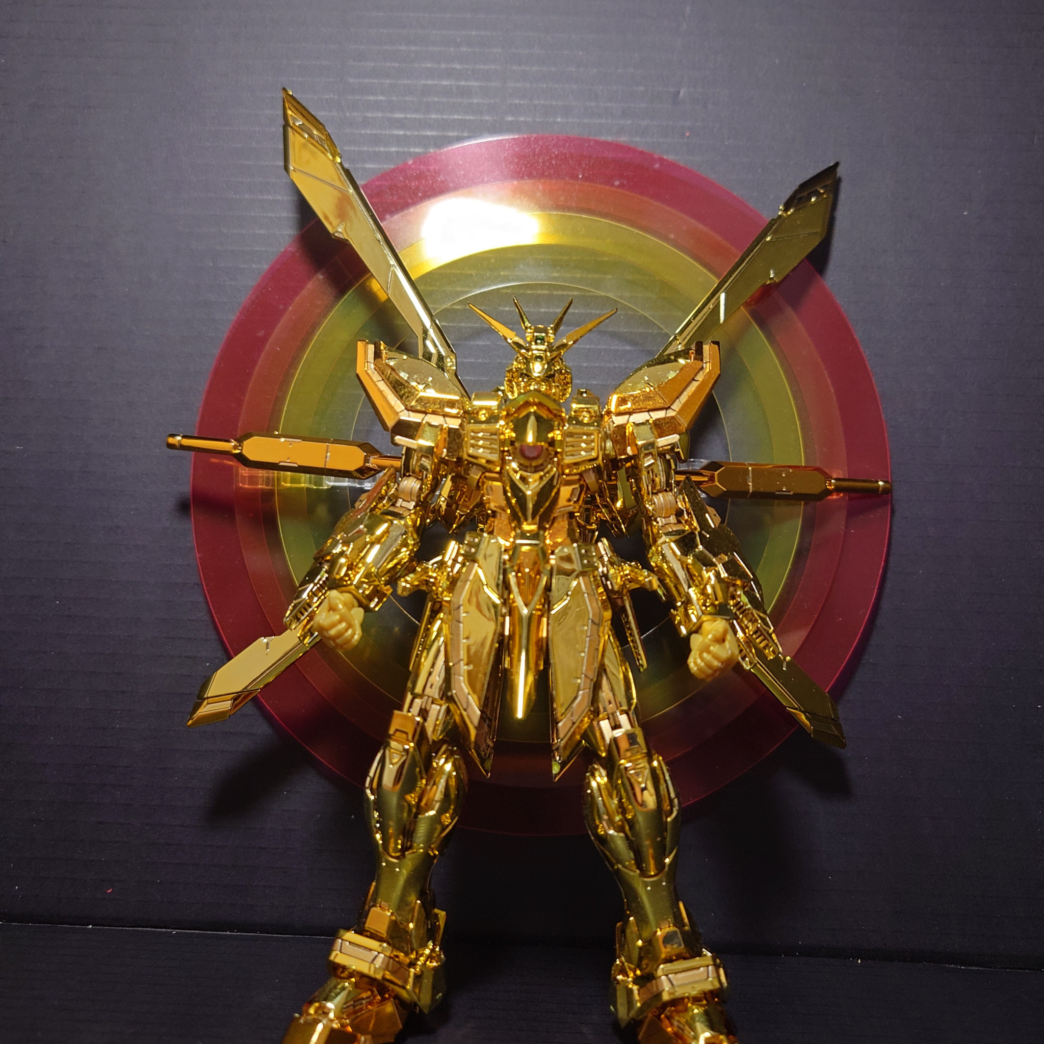 RG ガンダムベース限定 ゴッドガンダム ハイパーモード （部分塗装