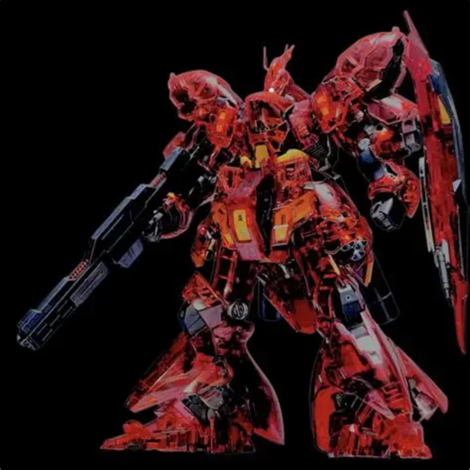 RGサザビー(クリアカラーver)｜@nishizamurai2さんのガンプラ作品