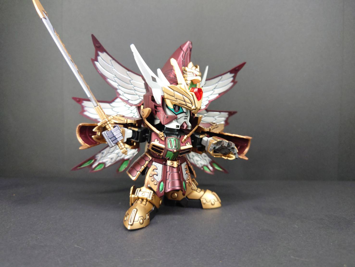 三国伝 紅蓮装 曹操ガンダム 全塗装｜三匹のMさんのガンプラ作品