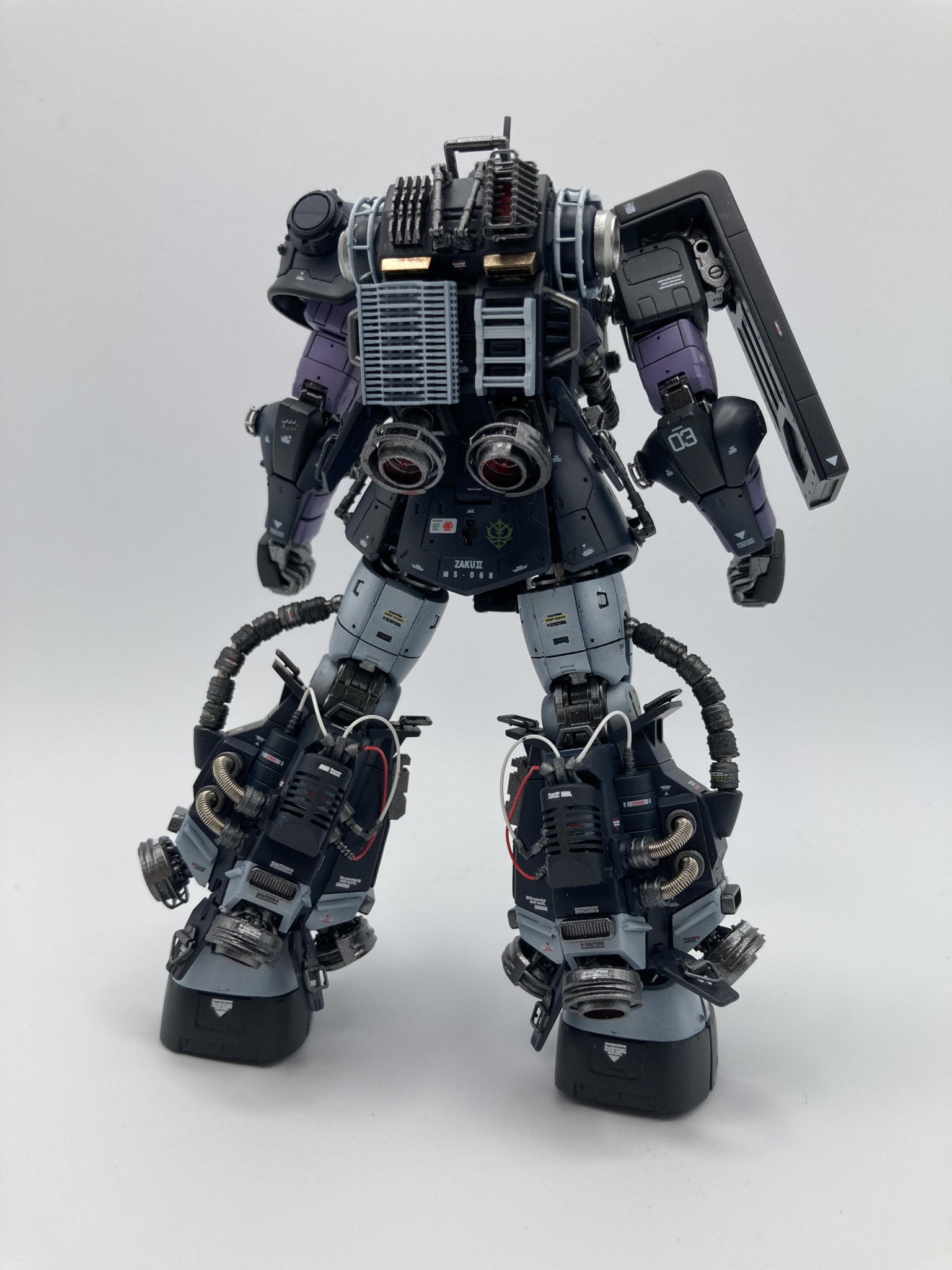 RG 黒い三連星ザクⅡ｜babby04さんのガンプラ作品｜GUNSTA（ガンスタ）