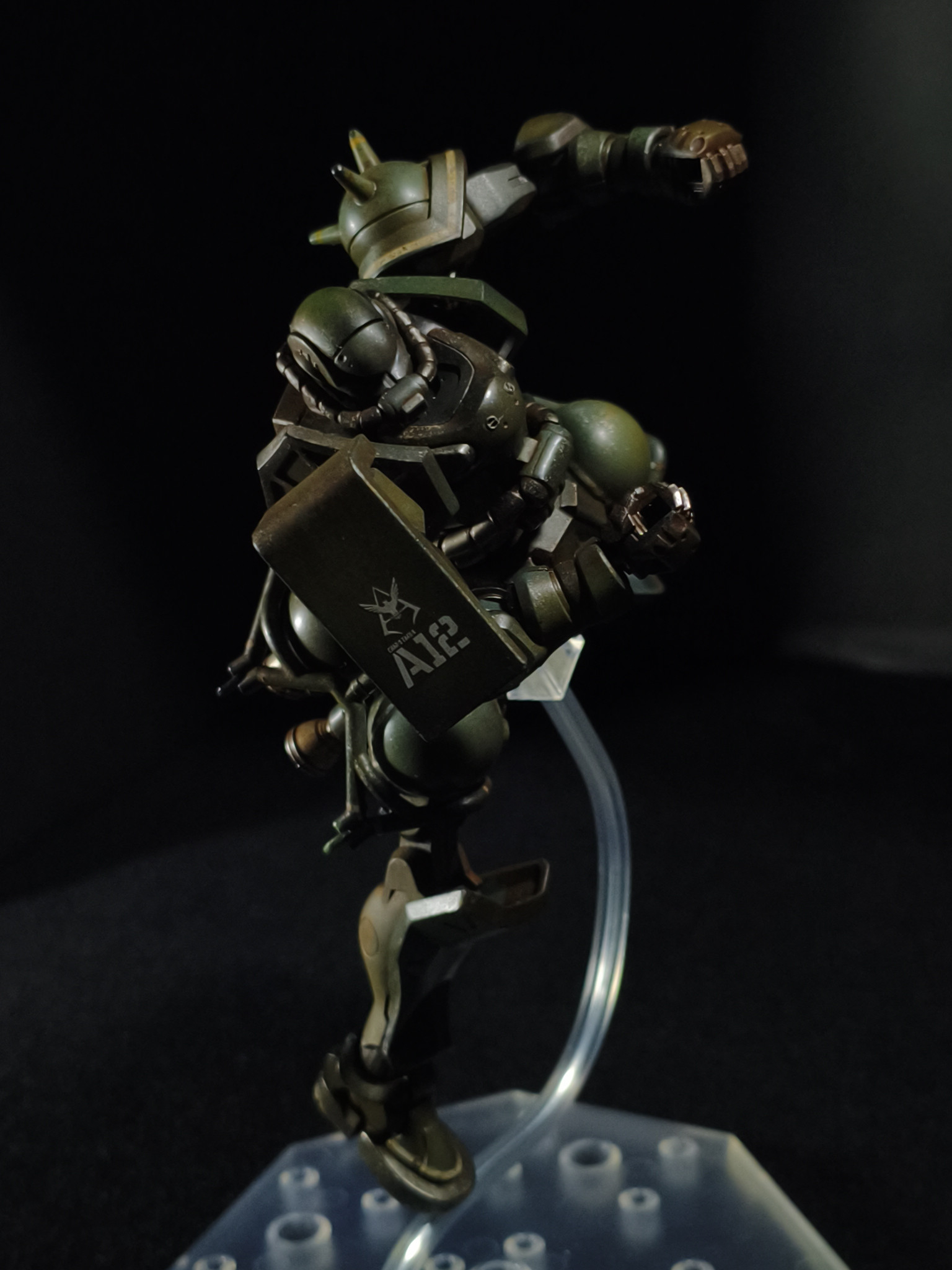 HG ザク（GQ）ウェザリング仕上げ｜Silva21さんのガンプラ作品｜GUNSTA