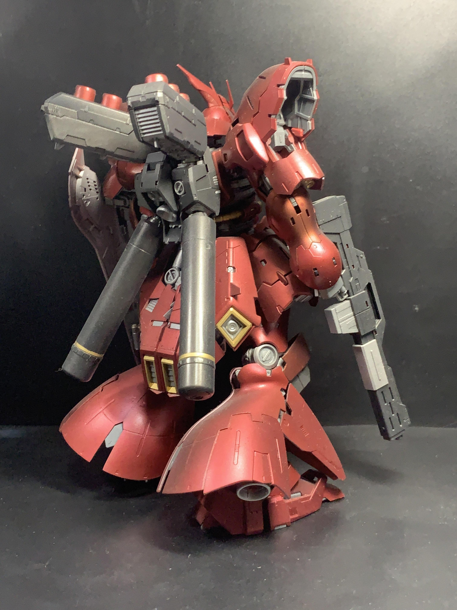 RG サザビー （マットキャンディ塗装）｜雨乞猫さんのガンプラ作品