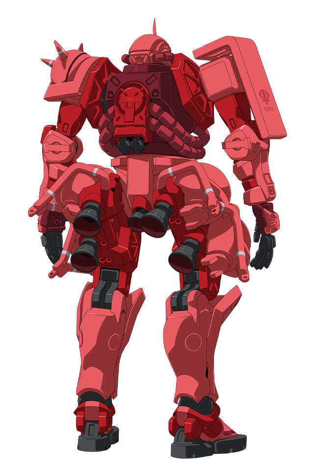 シャア専用ザク | MECHA | 機動戦士Gundam GQuuuuuuX(ジークアクス