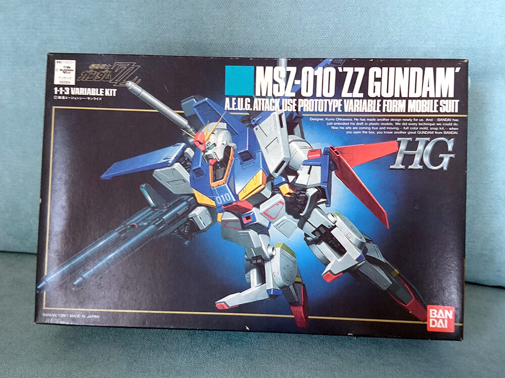 旧キット HG ZZガンダム レビュー ほぼ完全変形の傑作キット