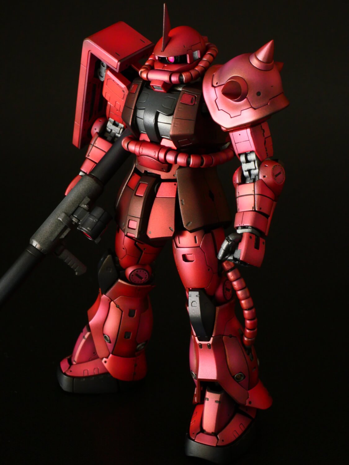 RG シャアザク マットキャンディ塗装 | ガンプラエフェクトblog