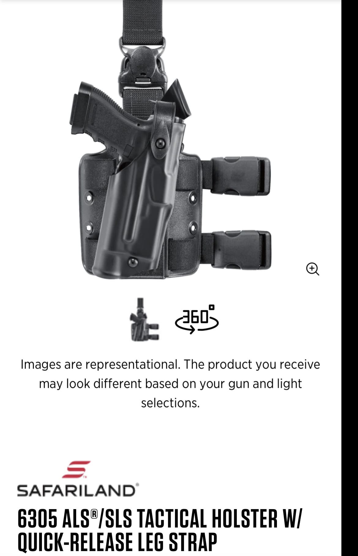 Safari land Glock 17/22 W/ITI M3 Surefire X200 Las-Tac 2 SSL-1