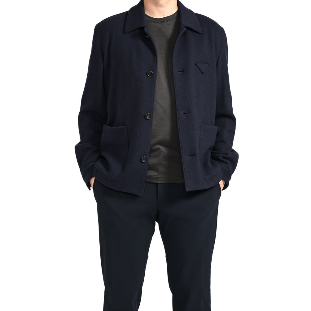 クリアランス対象｜PRADA プラダ / カシミヤウール トライアングルロゴ