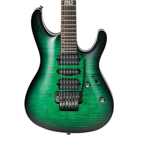 Ibanez KIKO10P Transparent Green Sunburst (2015) – Guitar Compare