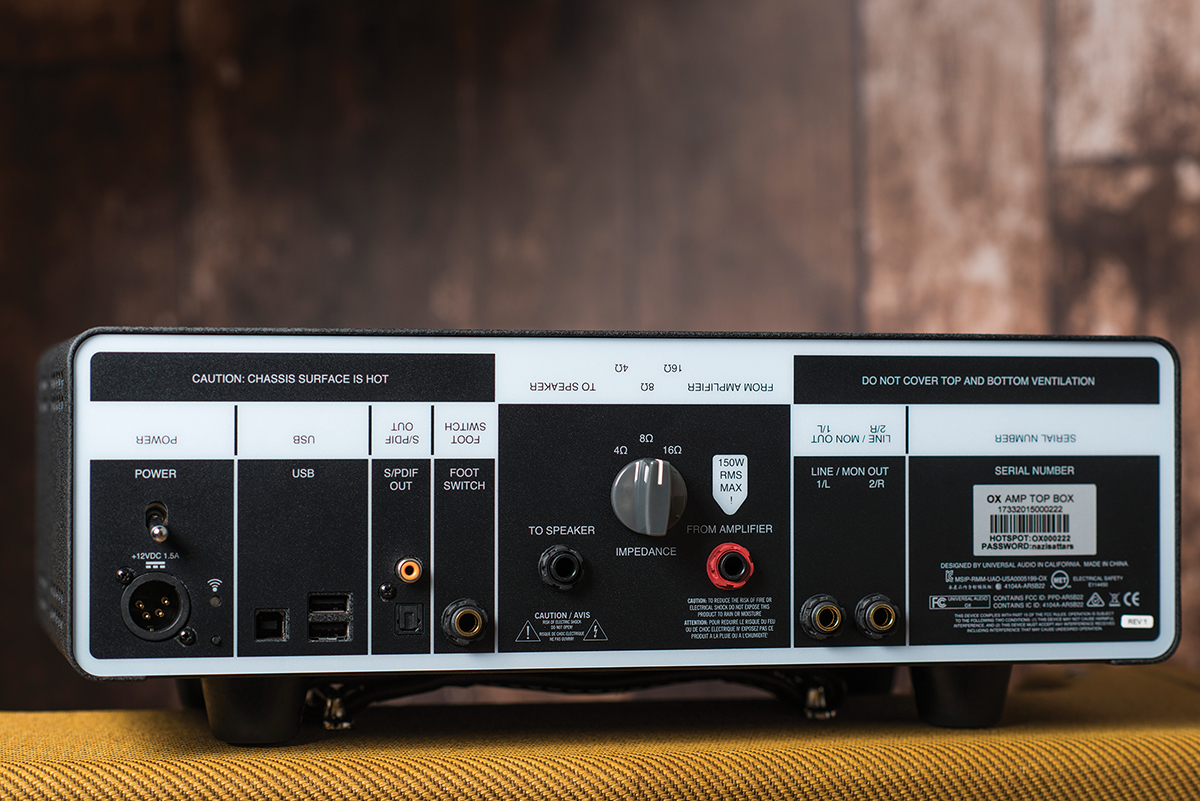 Universal Audio OX Amp Top Box Review - The Guitar Magazine