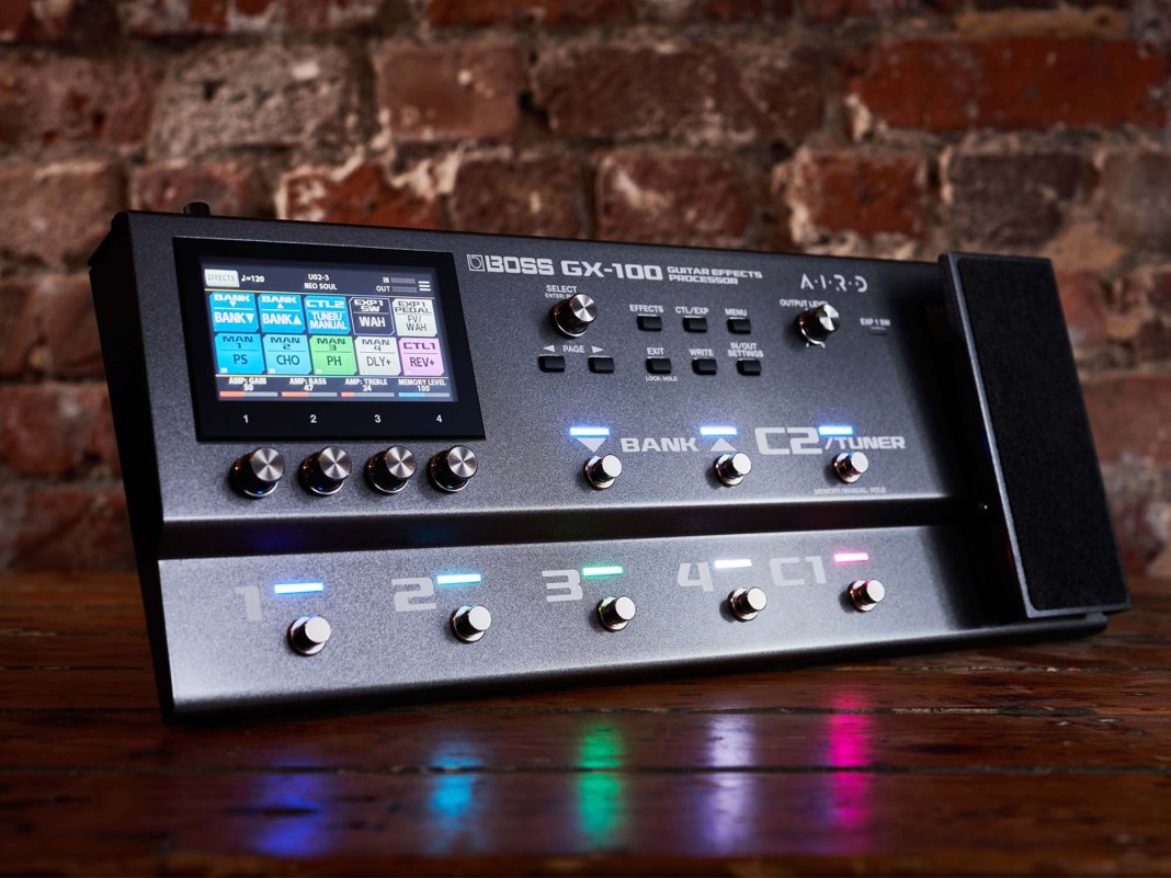 BOSS takes its floor modellers to the next level with the GX-100