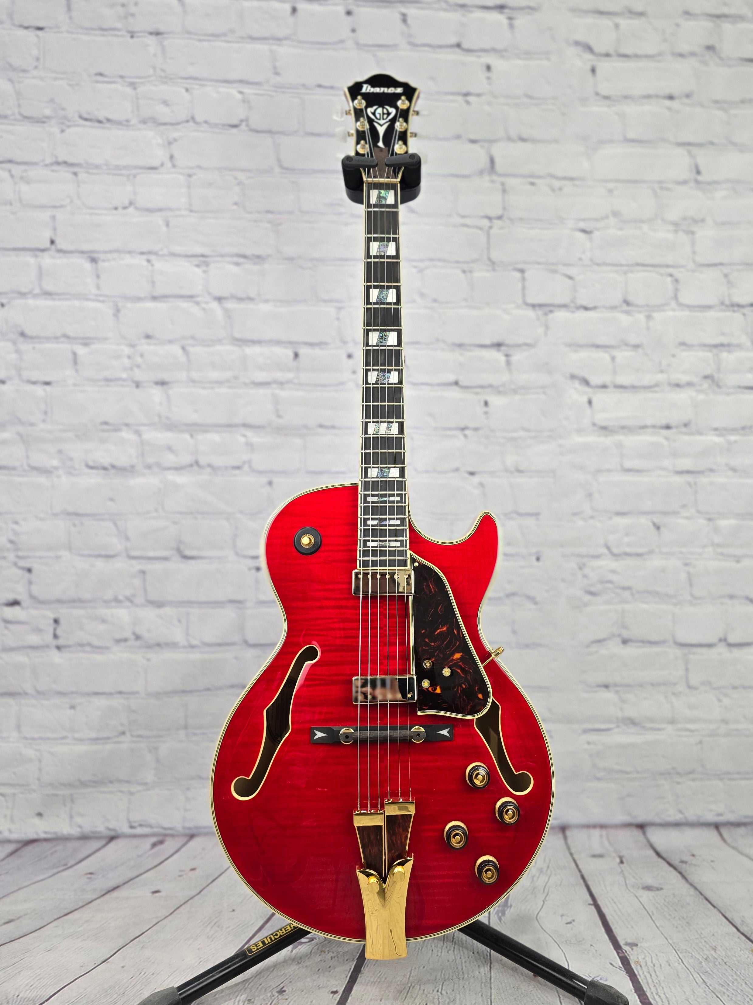 Ibanez GB10SEFM SRR George Benson Semi-Hollow Electric Guitar