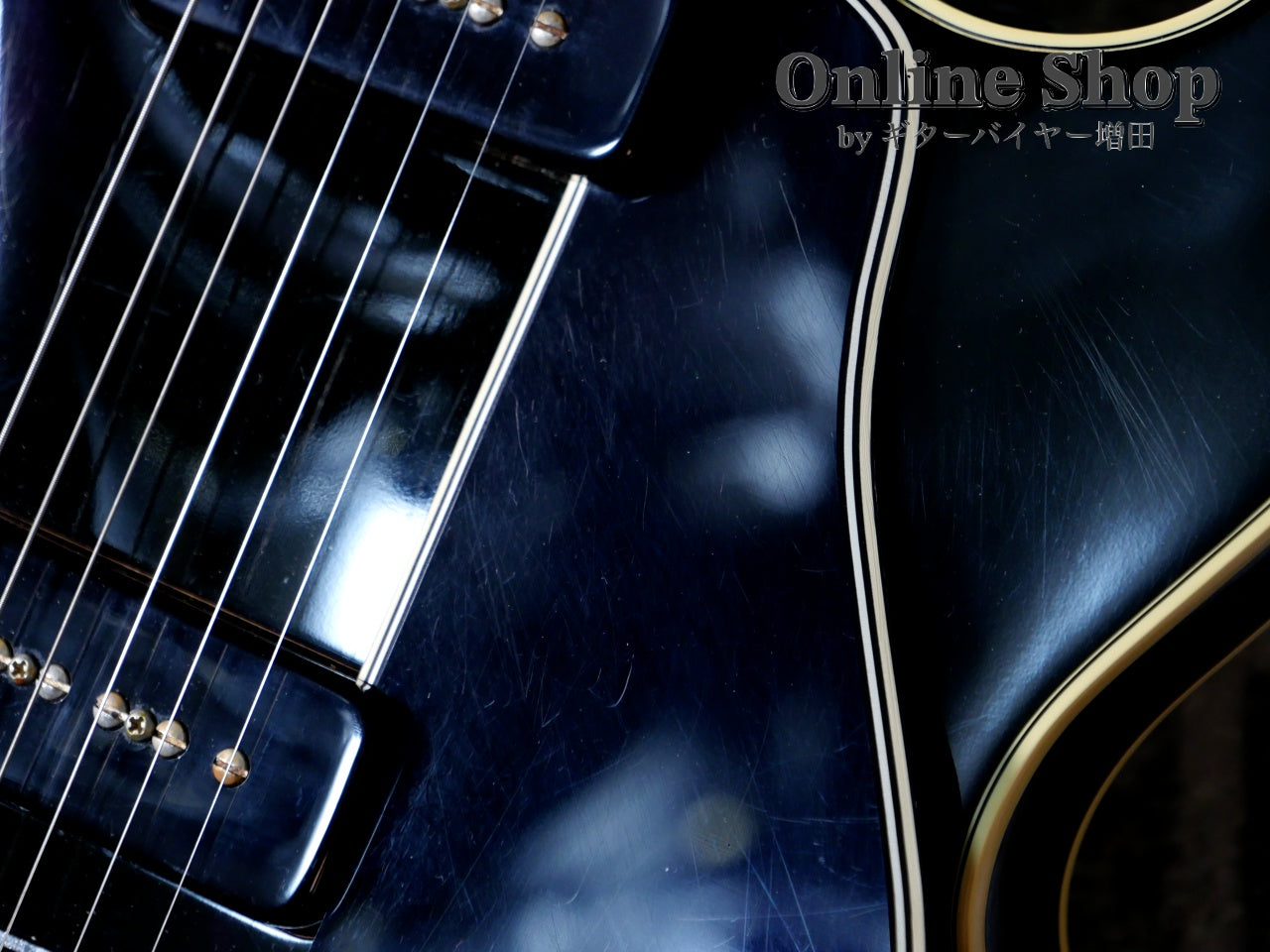 USED 1995 Gibson ES-135 Ebony – ギターバイヤー増田のオンラインショップ