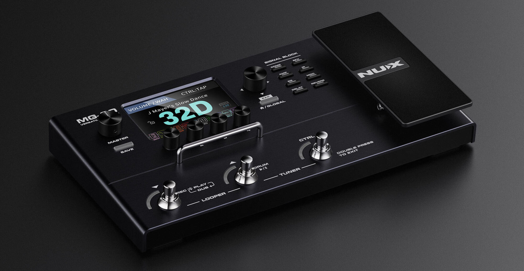 リアルで鮮やかなサウンドを再現するNUXのマルチエフェクター“MG-30