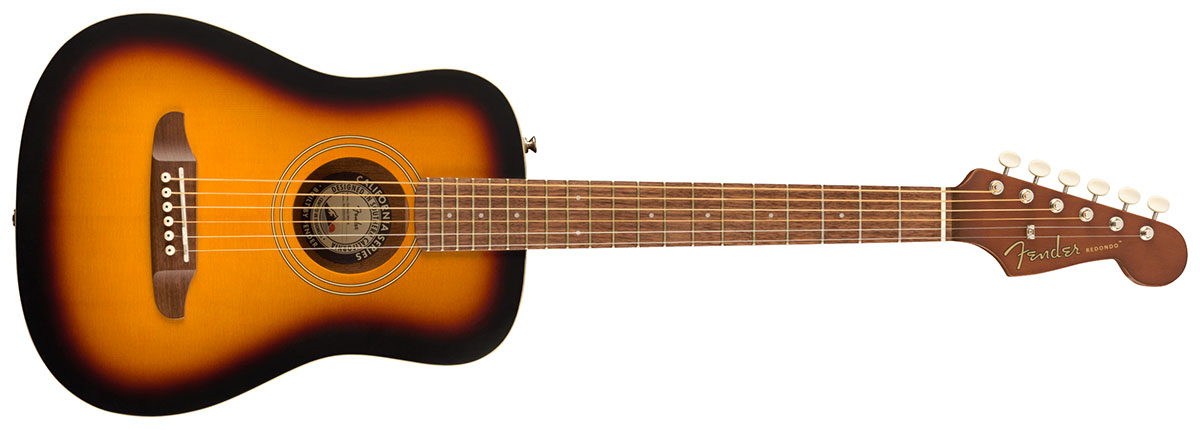 フェンダーのミニ・サイズ・アコースティック・ギター“California Mini