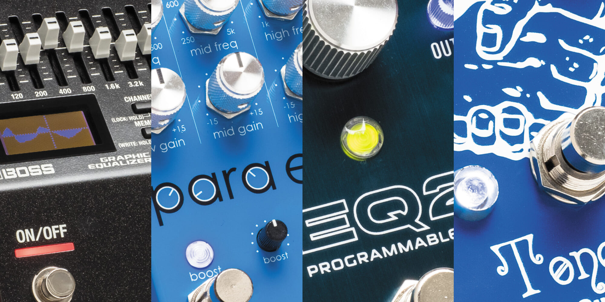 注目のEQ（イコライザー）4機種を紹介！独自の機能やサウンドを持つ