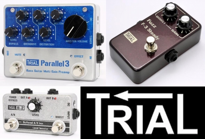 エフェクター】ハンドメイド・エフェクターTRIALから歪みなど、計3機種
