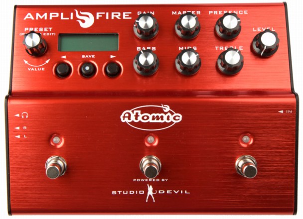 プリアンプ】Atomicからペダルタイプのアンプ、その名もズバリ