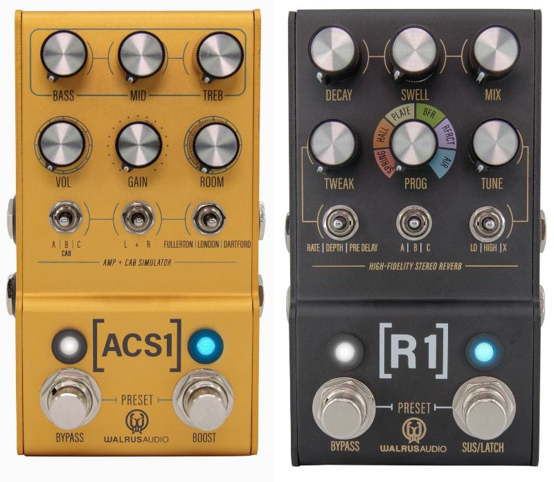 エフェクター】WALRUS AUDIO ACS1 / R1｜MAKO Seriesにアンプ