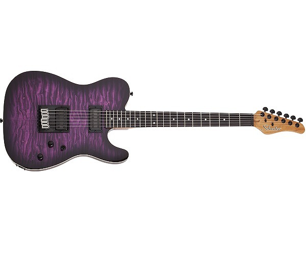 NAMM2020:エレキギター】-SCHECTER-トランスパープルバーストのキルト